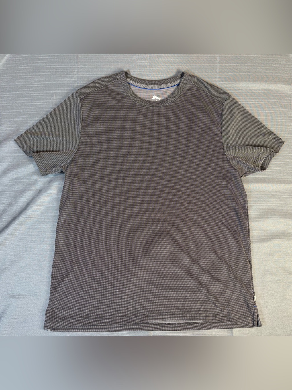 Tommy Bahama Performance T Shirt Mens Large Gray Modal Blend Crew Neck